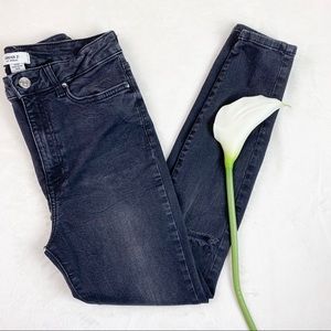 Forever 21 Faded Black High Waist Skinny Jeans